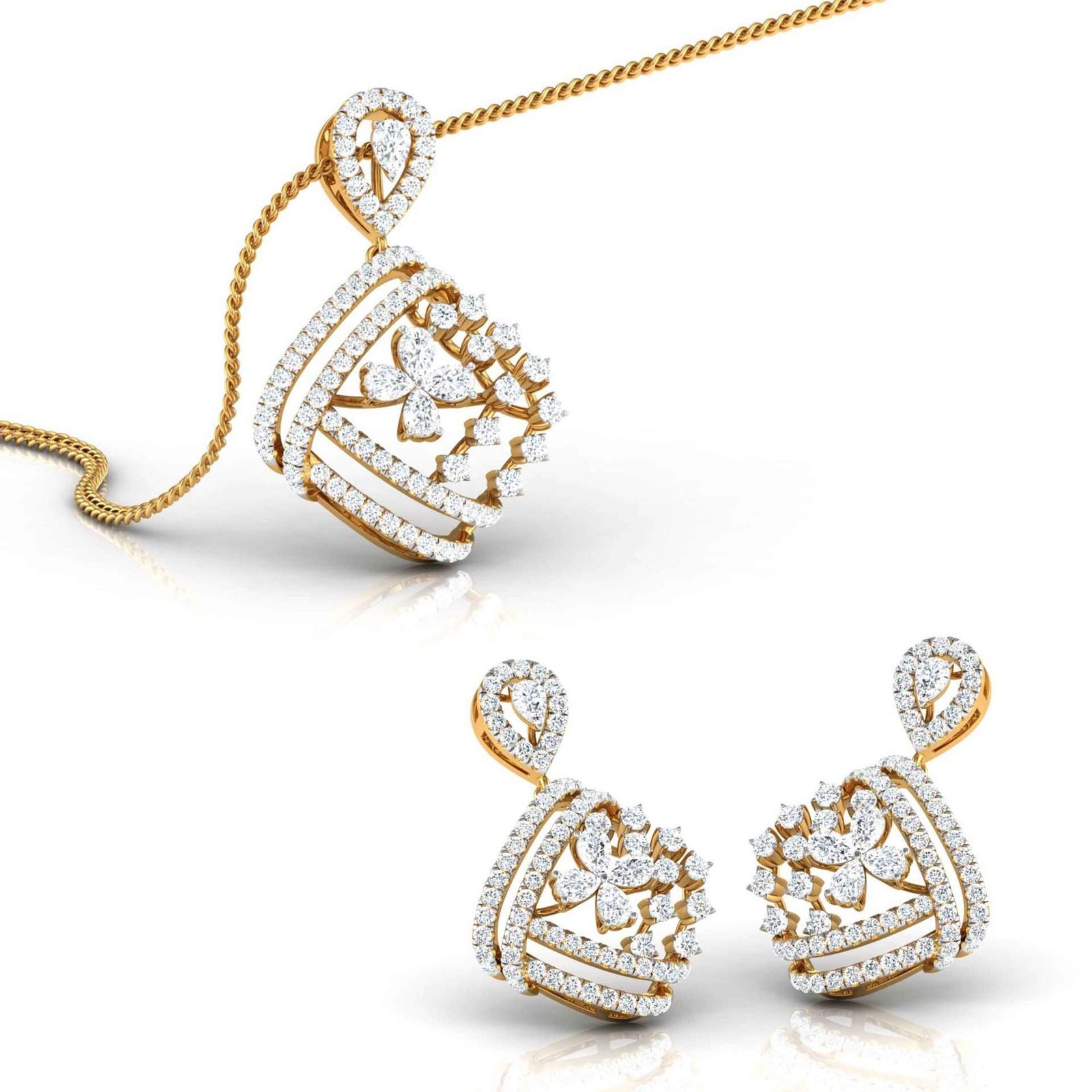 Buy Celestial Serenity Diamond Pendant Set- Joyalukkas