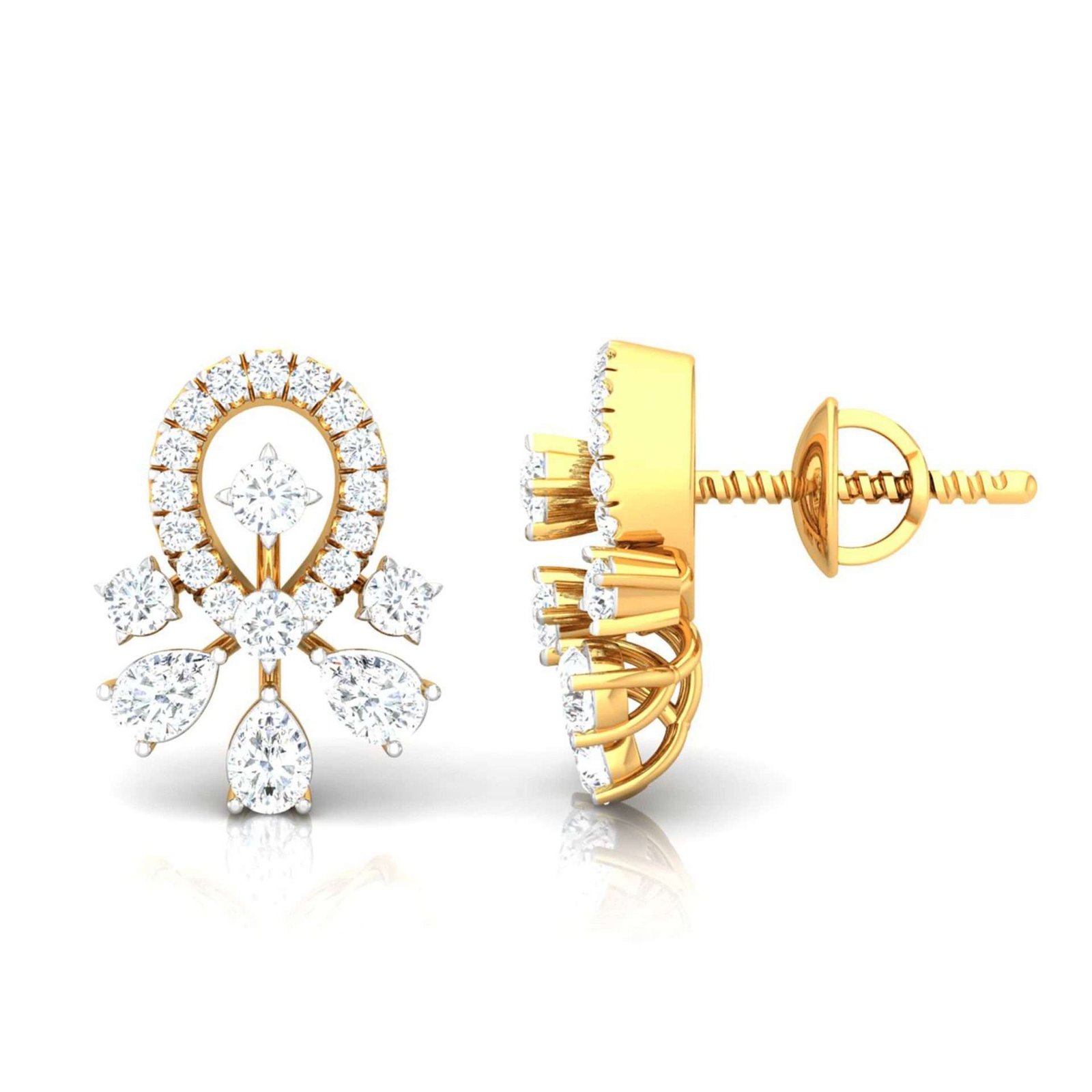 Buy Malabar Gold and Diamonds 22 kt Gold Earrings Online At Best Price @  Tata CLiQ